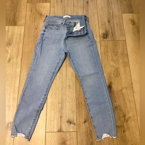 Loft high rise skinny crop, 25(0)P